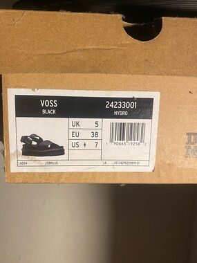 Dr. Martens Voss Hydro Sandals in Black